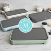 image:imageMartha Stewart 12 x 22 Electric Griddle XL Ceramic NonstickFlat Top Cooking Surface Adjustable Temperature Dial Drip Tray Dishwasher Safe 1500W Fast Even Heating Pancakes amp Eggs Linen CreamSky Blue